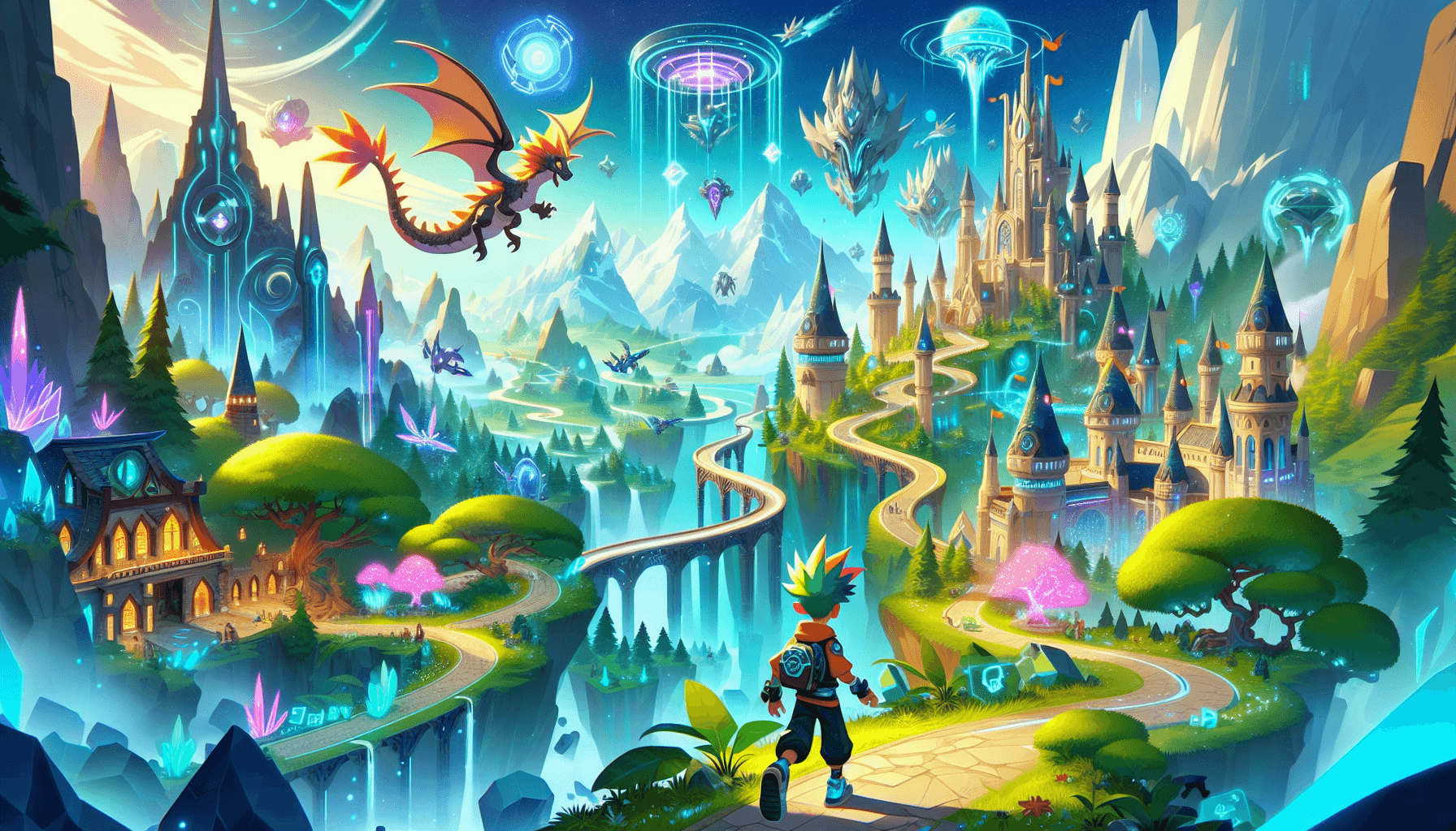 Main character in digital gaming world
