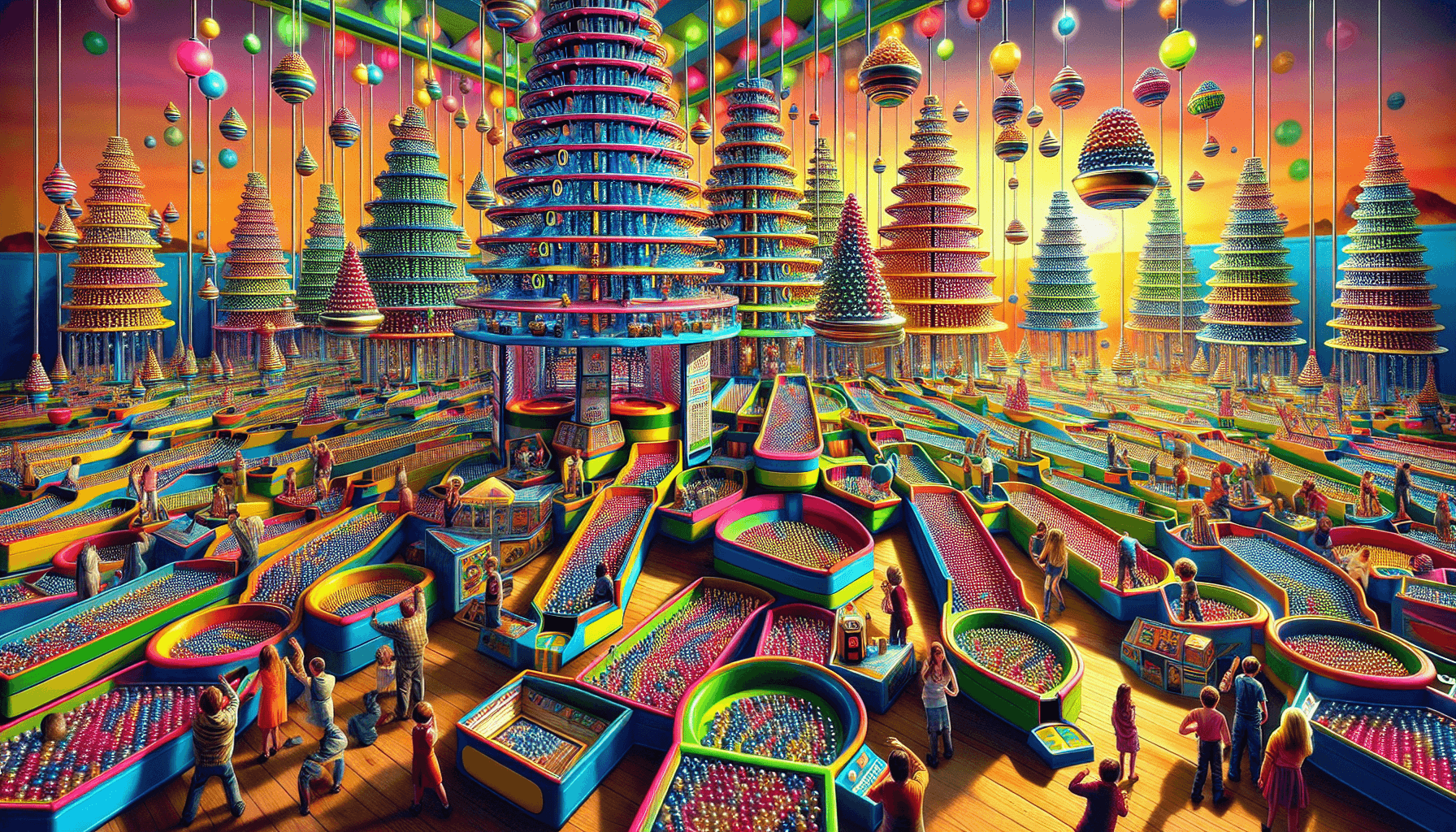 Plinko game quest area